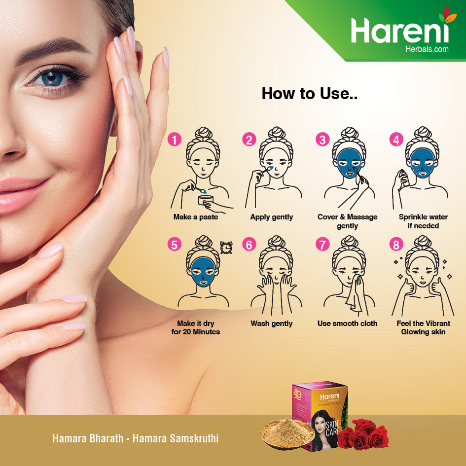Multhani Mitti and Rose Petal Face Pack