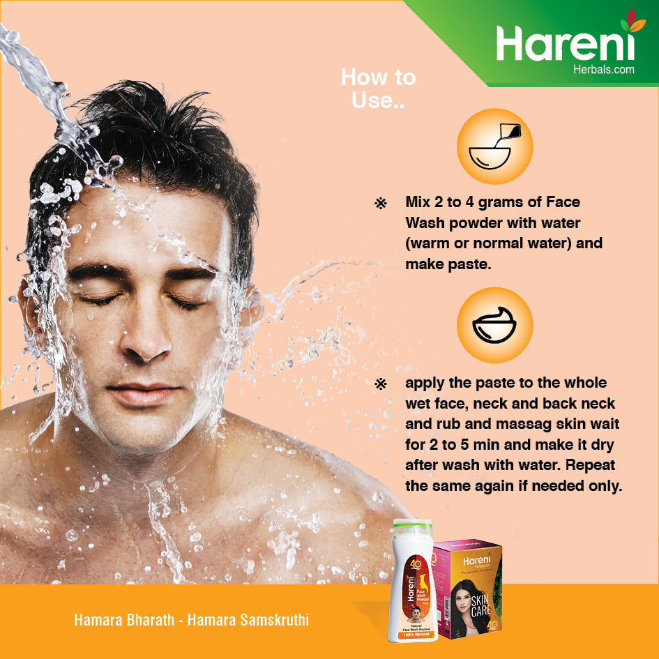 Face Wash Powder for Men