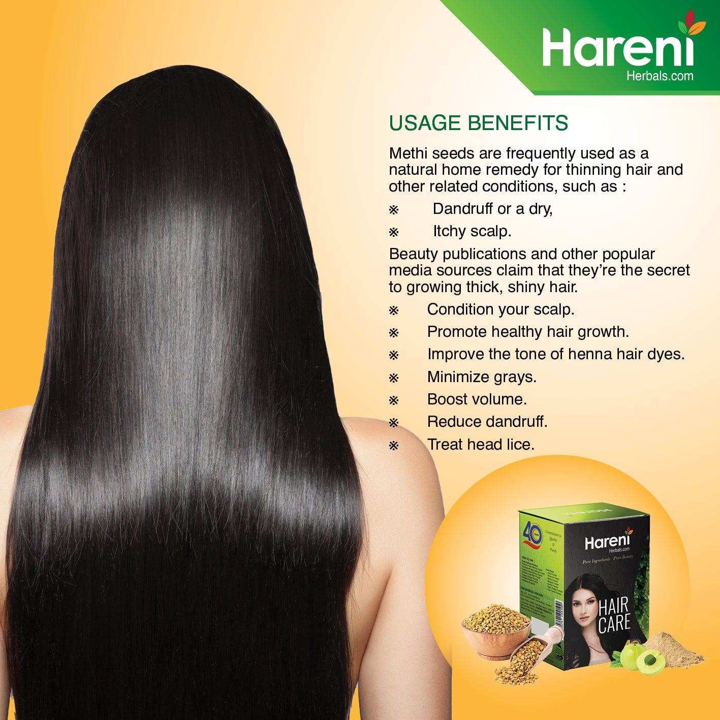 Amla and Menthi Powder Combo pack